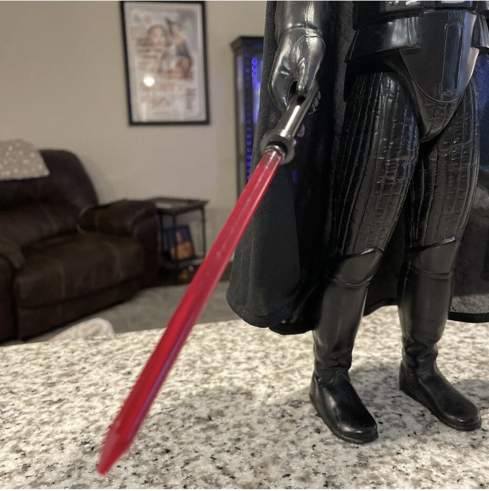 VINTAGE 1978 STAR WARS 12 INCH DARTH VADER REPRO LIGHTSABER LOOK ⚫️🔴
