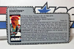 GI Joe Downtown 1989 v1 *100% COMPLETE w/File Card, Excellent!* Vintage ARAH Lot
