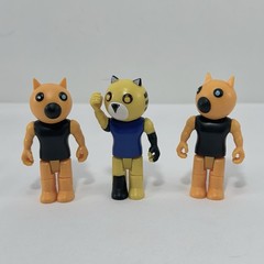 Roblox Game Piggy Foxy Tigry Tiger Toy Figure Articulate Posable Mini Toon Set
