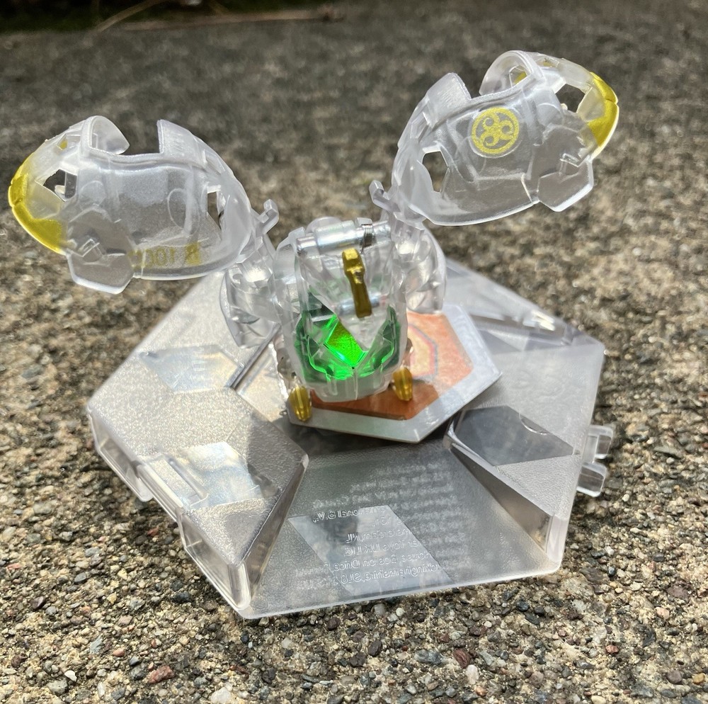 Bakugan Haos Lumagrowl Translucent Clear Gold B 1000 G-Power 20505FWS Toy Figure