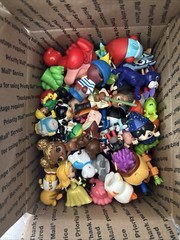 Toy Lot/ Mixed 2’ Figures Plastic Toys. 5LB Of Figures See Photos For Toy In Box