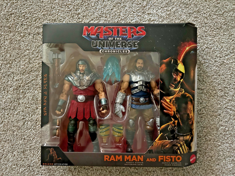 Masters of the Universe Mattel Chronicles Ram Man & Fisto Amazon Exclusive