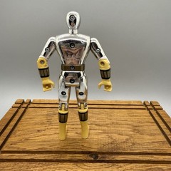 Mighty Morphin Power Rangers – Metallic White/Silver Ranger Action Figure Bandai