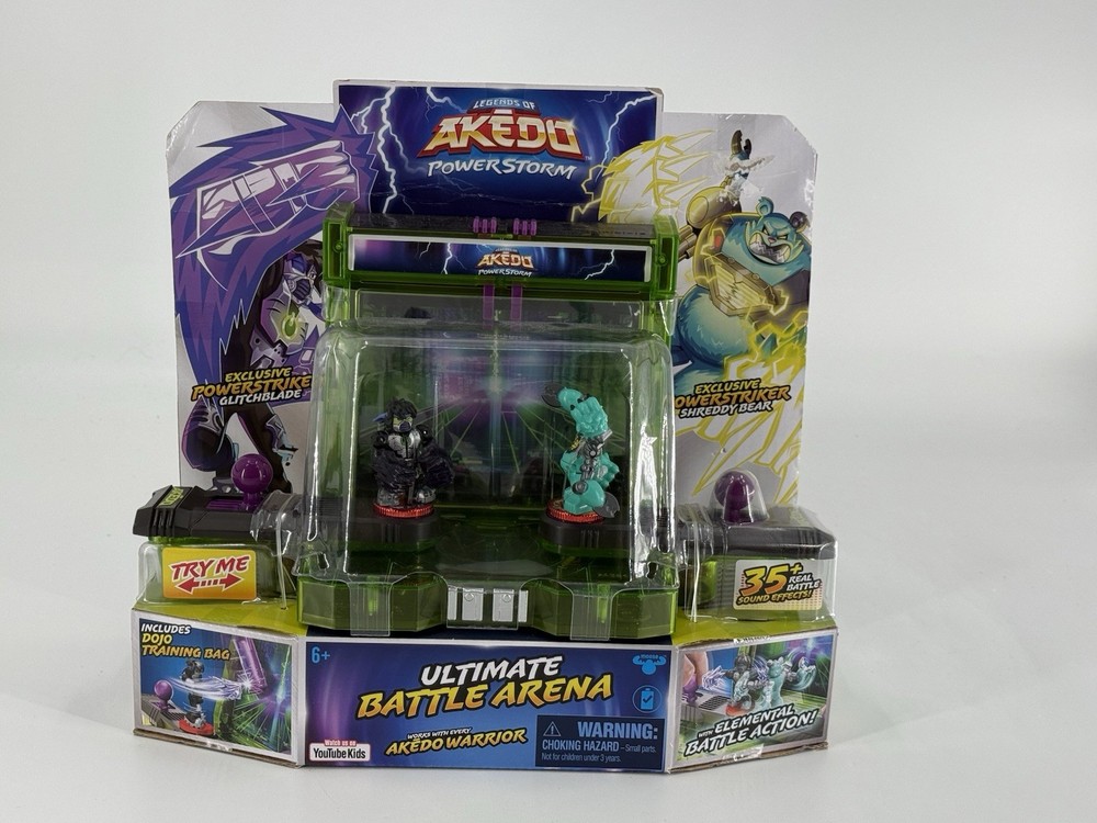 PowerStorm Ultimate Battle Arena Playset [Glitchblade & Shreddy Bear] New In Box