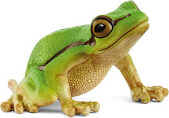 Schleich Wild Life – European Tree Frog Toy Figurine. Realistic Hand-Painted Ani
