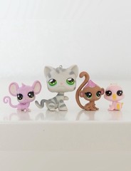 Authentic Littlest Pet Shop LPS Lot of 29 Hasbro Figures Cocker Spaniel #156