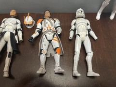 Huge Star Wars Clone Trooper Action Figure 3.75” Army Builder Plus Weapons Lot!!