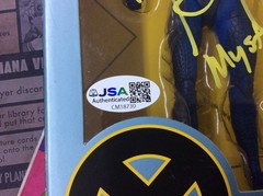 REBECCA ROMIJN & Chris Claremont AUTO SIGNED MYSTIQUE Marvel Legends JSA COA