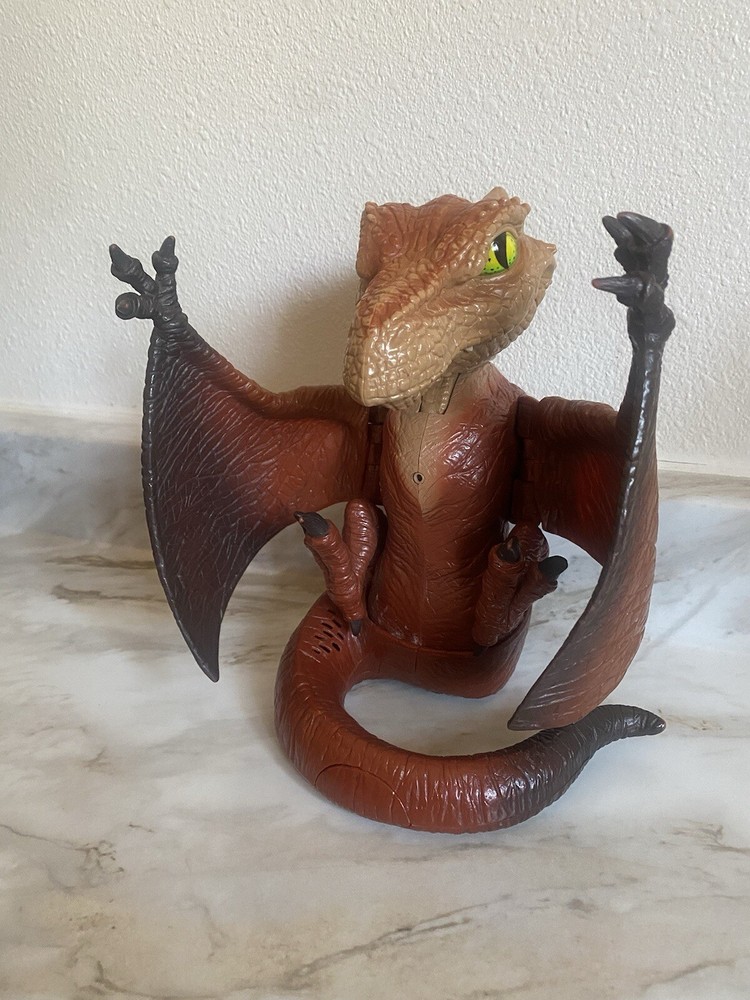Mattel 2009 Animated Terrordactyl Mechanical Dragon Interactive Sounds & Scary