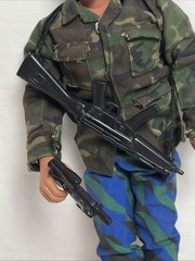 Vintage 1996 GI Joe Action Figure 12 Inch Army Hasbro Pawtucket W/ Weapons!
