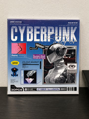 Cyberpunk Retro Futuristic Sticker Book – 30 DIY Decorative Sheets