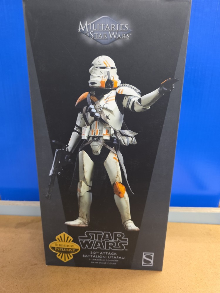 Sideshow Exclusive Star Wars 212th Attack Battalion Utapau Airborne Company NR