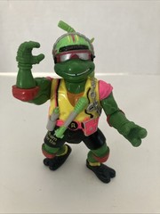 Vintage TMNT Sewer Spitting Cycling Raph Teenage Mutant Ninja Turtles Figure