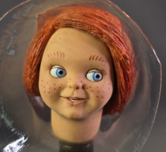 NECA 2026 Child’s Play 2 fodder 4″ Ultimate Chucky figure Alt HEAD 1 accessory