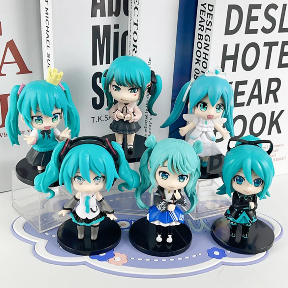 Random 1pc Hatsune Miku Mini Figure Blind Box Anime Mystery Toy Collectible