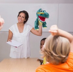 Jeffy Puppet Booger The Dinosaur Puppet Dino Plushies Hand Puppet Role Play Toy