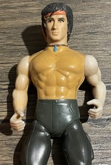 Vintage 1985 1986 Rambo Force of Freedom Coleco Action Figure &Rocket Launcher