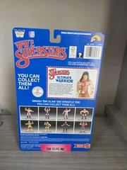 WWE LJN MATTEL SUPERSTARS ULTIMATE WARRIOR 8″ ACTION FIGURE BLACK CARD SHIPS NOW