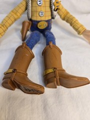 Disney Pixar Toy Story Fire Fightin’ Woody Soft Doll 2004 Drawstring WORKS READ