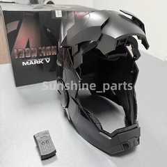 2025 Autoking Iron Man Black MK5 Helmet Wearable Voice-Control Mask Gift