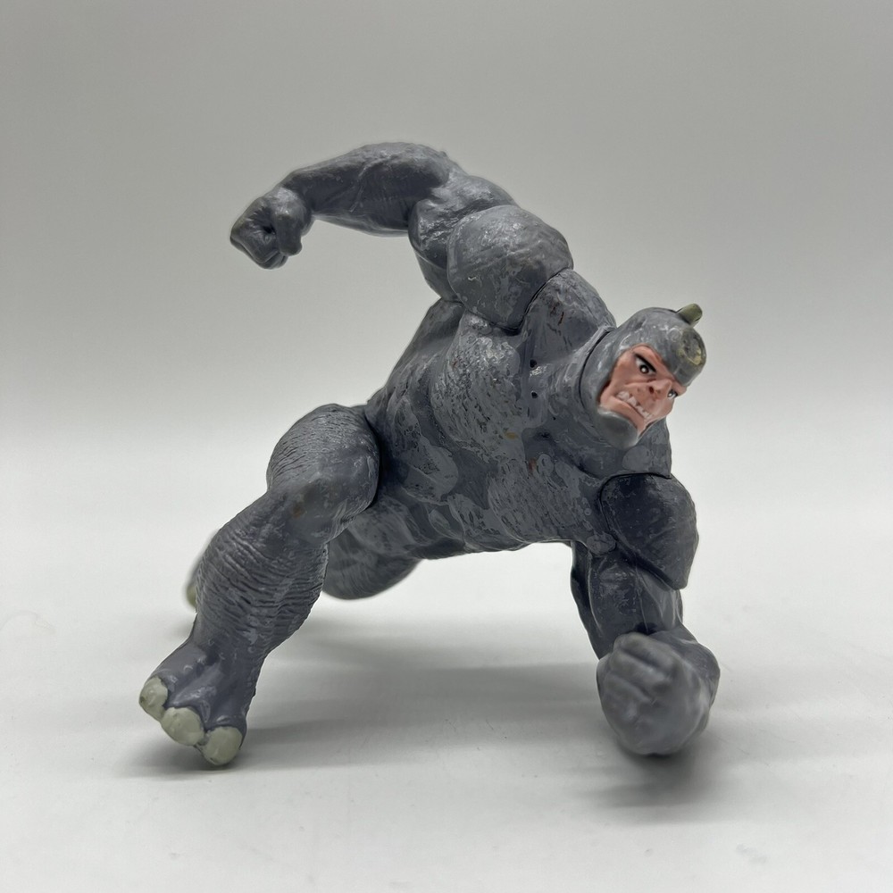 Disney Store Exclusive Marvel Ultimate Spiderman Figurine Rhino Missing Horn