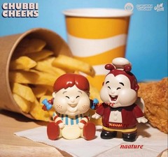 6pcs UNBOX CHUBBI CHEEKS Fast Food Friends Figure Limited Model Fashion Gift