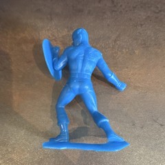 Vintage 1967 Marx 6” Lot Marvel Hulk – Captain America- Iron Man-Spiderman-Thor