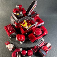 Paw Patrol Marshall Action Figure Fire Pup Truck Vehicle Lot Spin Master