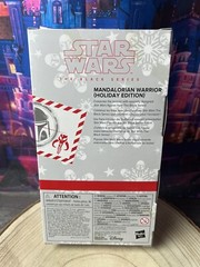 2022 Star Wars The Black Series MANDALORIAN WARRIOR Holiday Edition 6″
