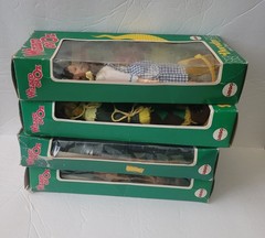 MEGO Wizard of Oz DOROTHY, SCARECROW, TIN MAN, LION 8″ Figure DOLLS LOT of 4 BOX
