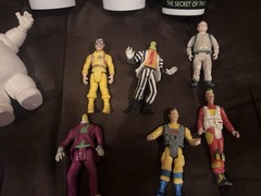 Mixed Action Figure Lot Ghostbuster Beetle Juice Ninja Turtle Cup