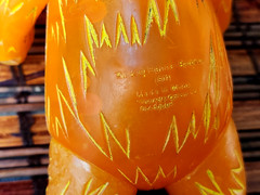 SCOOBY DOO 10,000 VOLT GHOST MONSTER ACTION FIGURE ORANGE YOGA MONSTER 5 inches