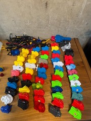 Massive 13 lb Beyblade Lot Metal Fusion Burst Parts Launchers Accessories