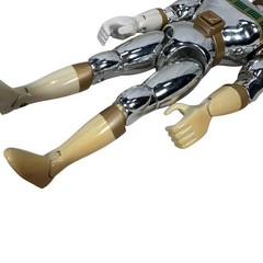 Vintage Bandai Power Rangers In Space Silver Ranger 8″ Action Figure 1998 READ