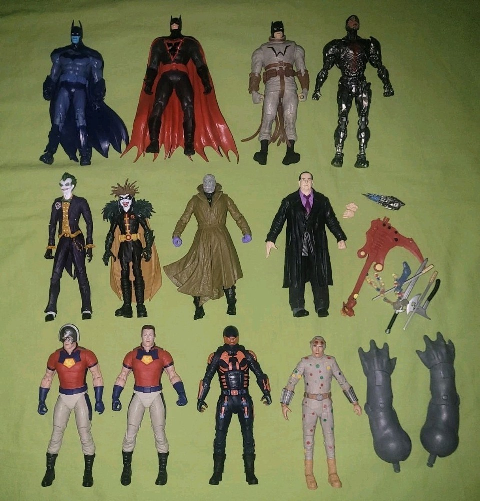 McFarlane DC Batman Joker Peacekeeper Suicide Squad Figure Lot