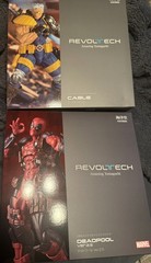 Revoltech Amazing Yamaguchi Deadpool Ver. 2.5 & Cable 1.5 (US SELLER) NO BONUS