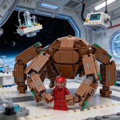 MOC Hail Mary Rocky Building Blocks Space Crab Model Toy 288PCS Gift Kids