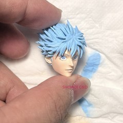 1/12 Custom Jujutsu Kaisen Satoru Gojo Head Sculpt for 6″ Vtoys Romankey Figure
