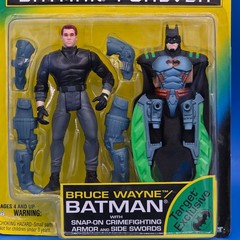 95 Batman Forever BRUCE WAYNE Target Exclusive Action Figure GRAY Snap On Armor
