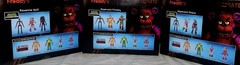 NEW FNAF Endo Series Collector Figures 3 Sets Roxanne, Freddy, Glamrock Chica