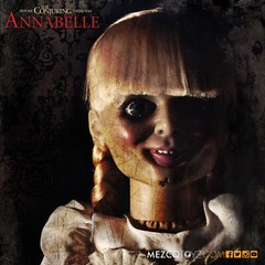 Mezco The Conjuring Universe 18″ Annabelle Roto Plush Doll Replica Horror Movie
