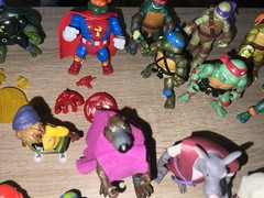 LOT OF 20TMNT TEENAGE MUTANT NINJA TURTLES 2010s Figures W Accessories