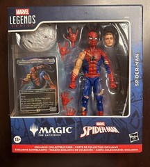 Marvel Legends x Magic Spiderman Figure MTG IN HAND NO CARD Spider-Man