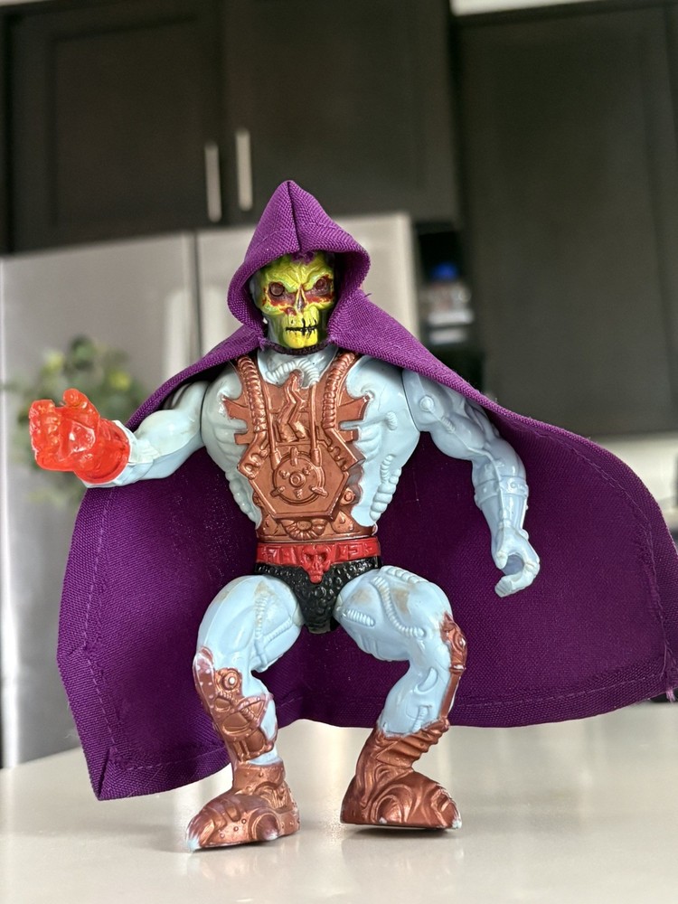 1987 Mattel Masters the Universe MOTU Laser Light Skeletor ITALY