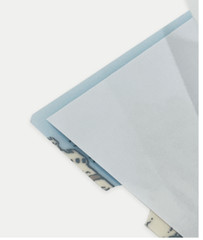 TINTIN A4 File Folder [x 2] CLEAR PP Sleeve Protector Organizer for Paper Docs