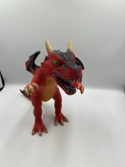Fantasy Dragon 18” Long Red Orange 2018 Polyester Material Toys R Us Rare SEE