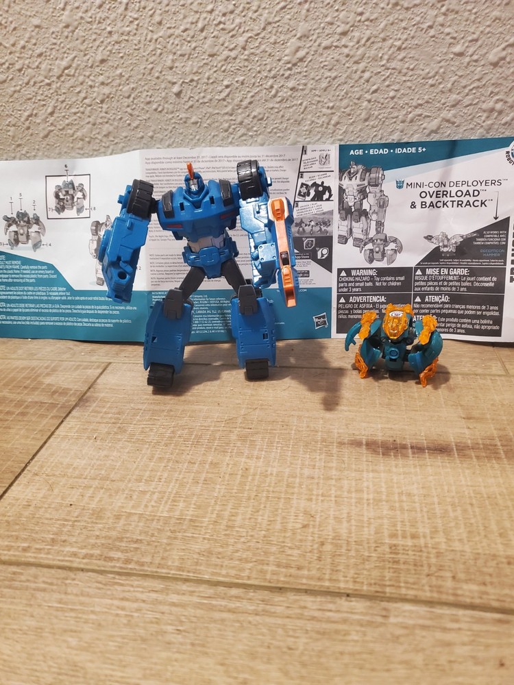 Transformers Robots In Disguise Minicon Deployer Overload And Backtrack