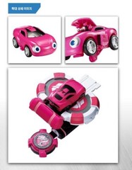 Power Battle Watch Car Sona Coin-Battle Pink Watchcar Korean Young Toys 2015