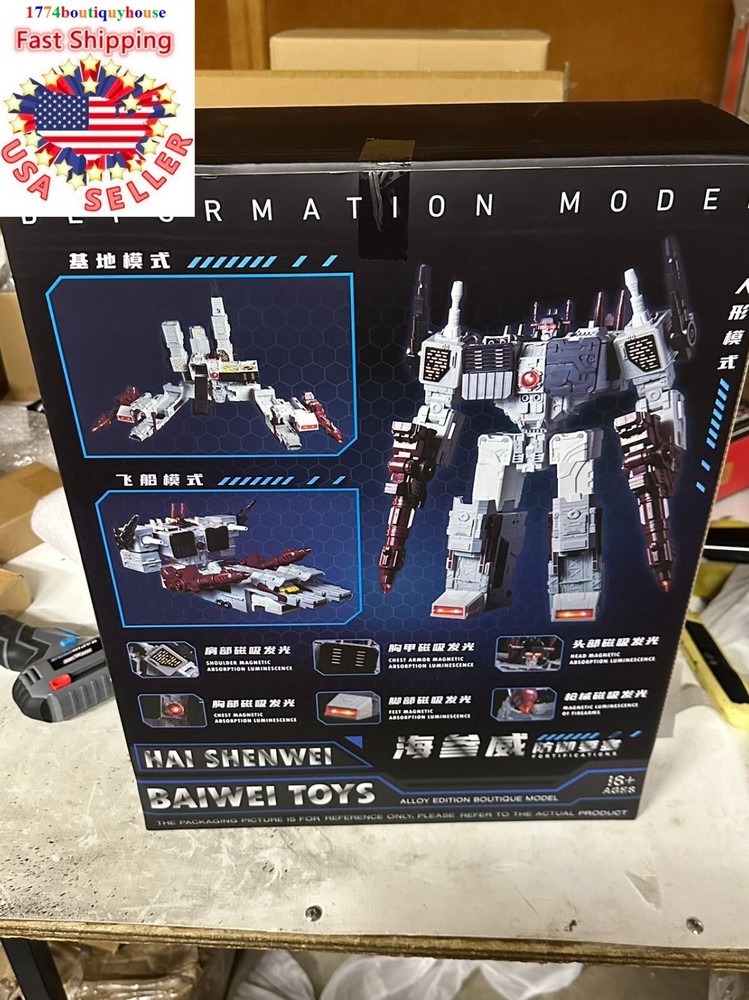 New THREE VARIABLE BASE Siyang Culture Y-C001 Metroplex TRANSFORMER 45cm 17″ USA