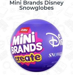 ALICE IN WONDERLAND Mini Brands Create Disney Snowglobes